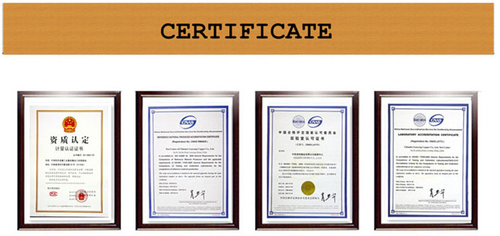 Keling Tubular Tembaga certificate